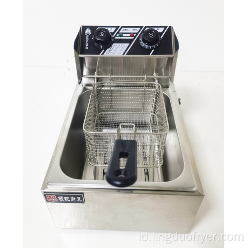 6L Electric Deep Fryer dengan timer